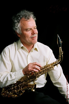 Jean-Pierre Caens au saxophone alto